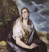 El Greco Mary Magdalen in Penitence oil painting